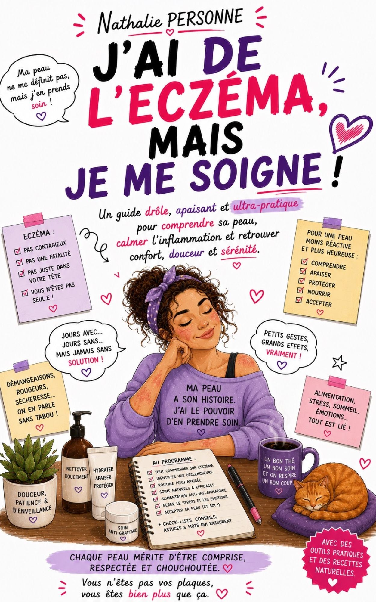 J'ai de l'eczéma mais je me soigne - un guide drôle, apaisant et ultra pratique -Nathalie Personne