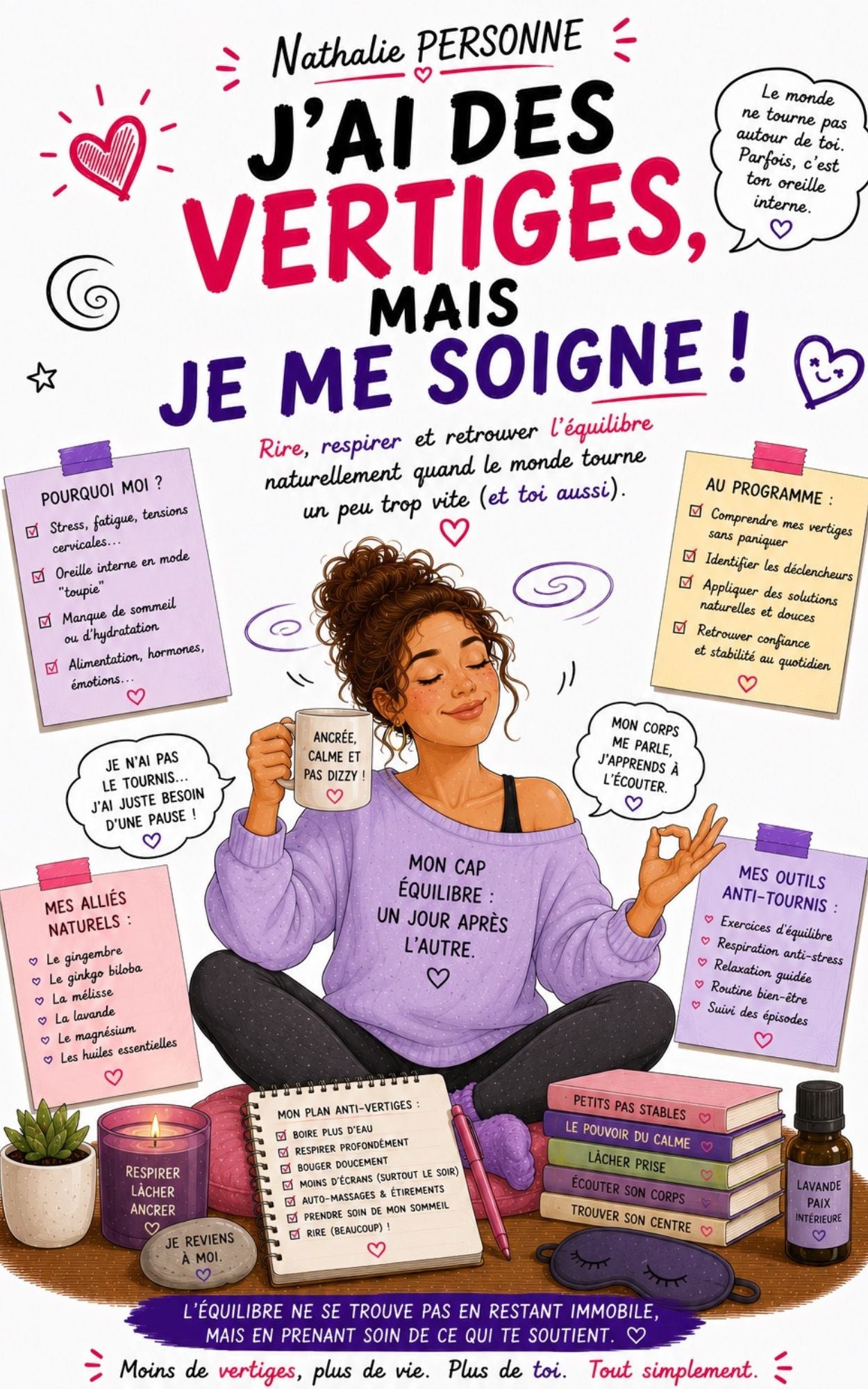 J'ai des vertiges, mais je me soigne - retrouver l'équilibre naturellement - Nathalie Personne