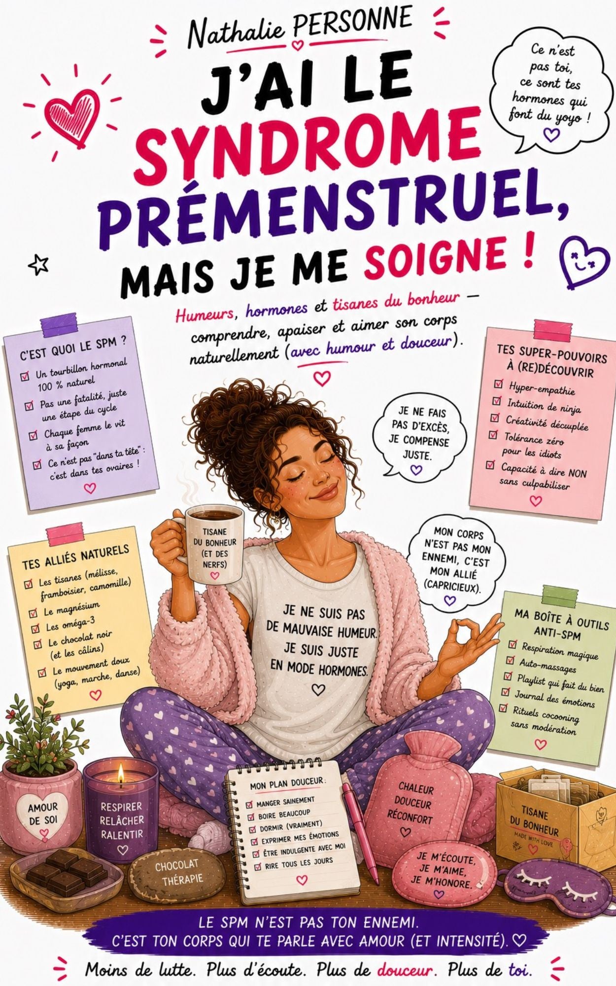 J'ai le syndrome prémenstruel, mais je me soigne - apaiser et aimer son corps naturellement - Nathalie Personne