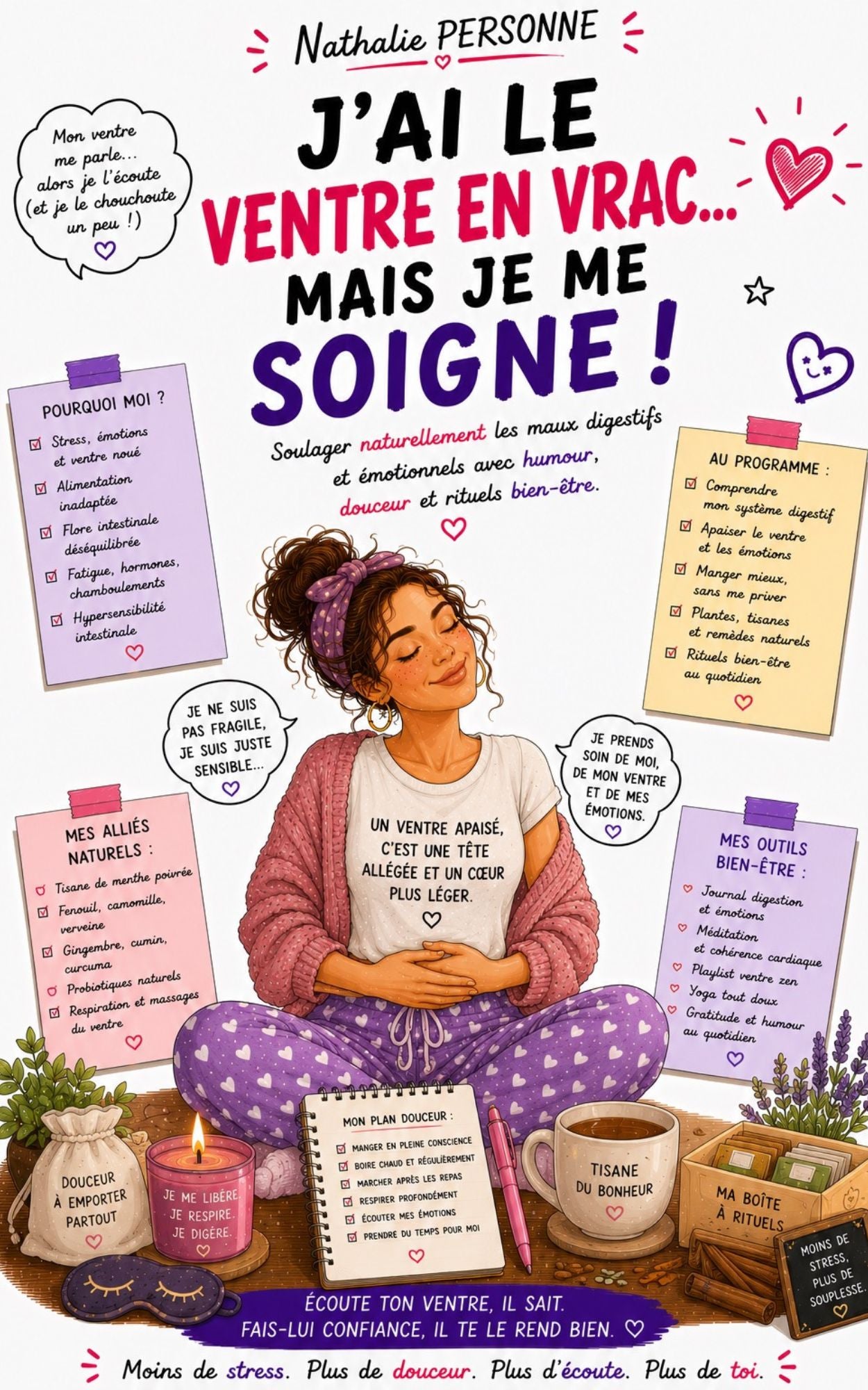 J'ai le ventre en vrac, mais je me soigne - soulager naturellement - Nathalie Personne