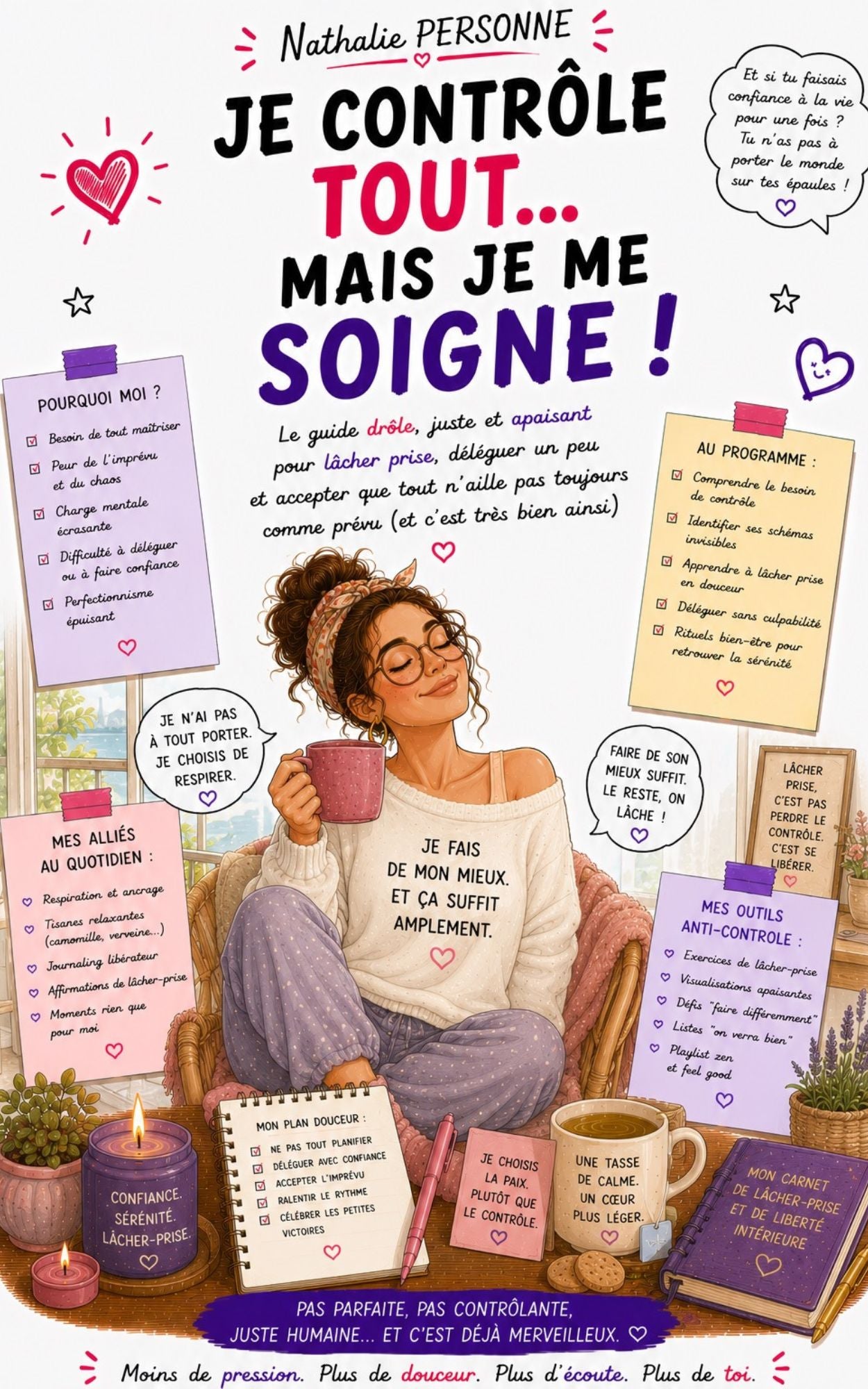 Je contrôle tout...mais je me soigne - lâcher prise et déléguer un peu -Nathalie Personne