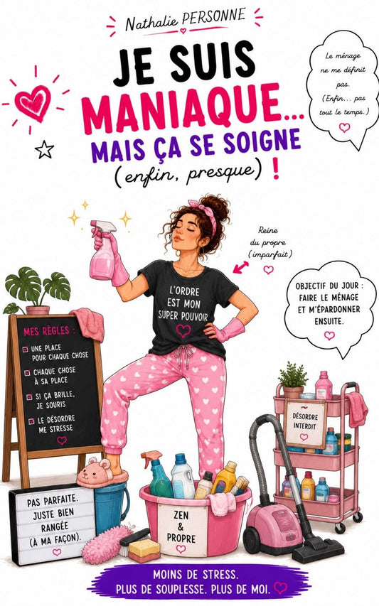 Je suis maniaque mais ça se soigne (enfin presque) - Moins de stress plus de souplesse plus de moi - Nathalie Personne