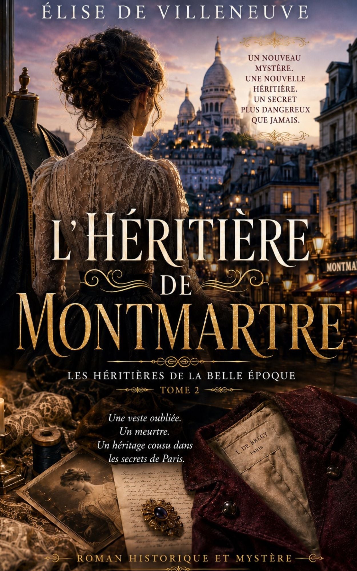 L'héritière de Montmartre - Tome 2 Les héritières de la Belle Epoque - Elise de Villeneuve