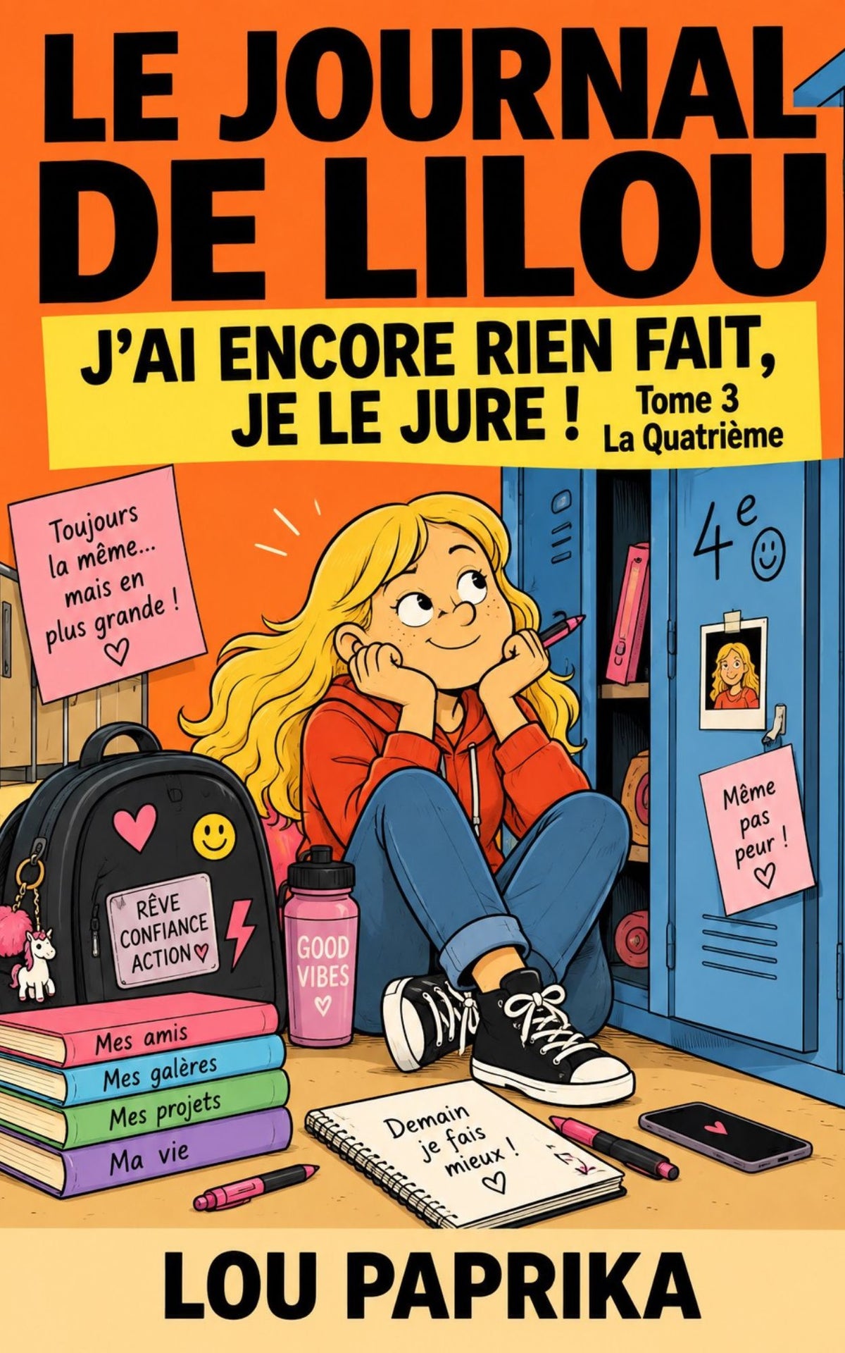 Le Journal de Lilou — Tome 3 : J’ai encore rien fait, je le jure ! — La Quatrième