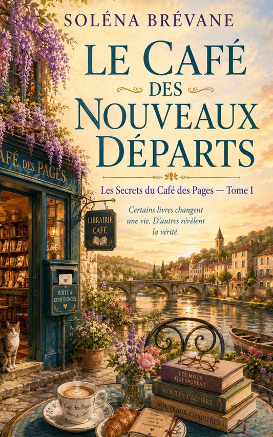 Le Café des nouveaux départs - Tome 1 Les secrets du Café des Pages - Soléna Brévane
