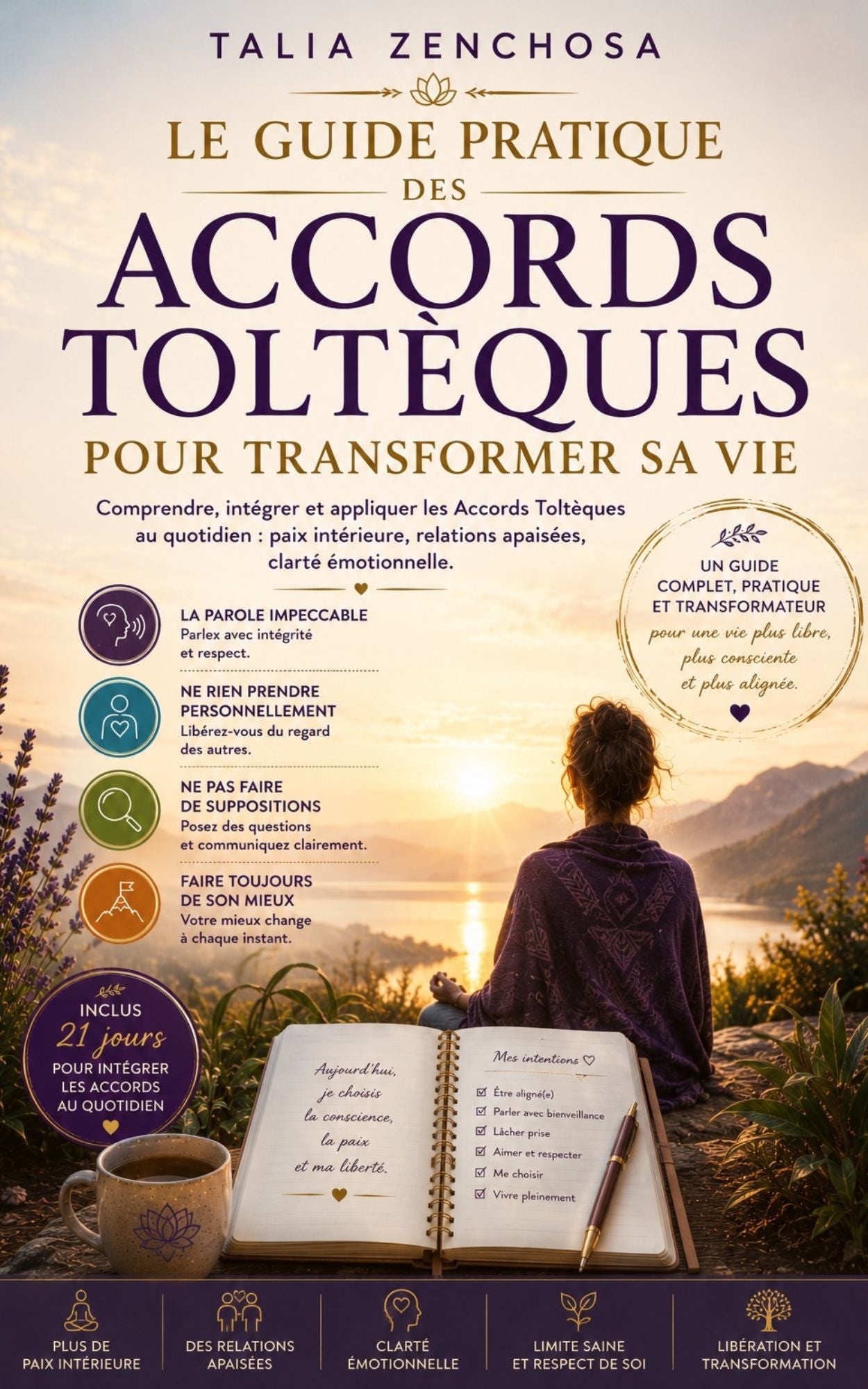 Le guide pratique des Accords Toltèques - Talia Zenchosa