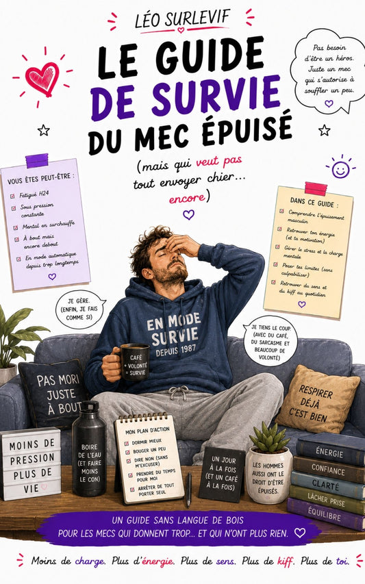 Le guide se survie du mec épuisé (mais qui veut pas tout envoyer chier...encore)- Léo Surlevif