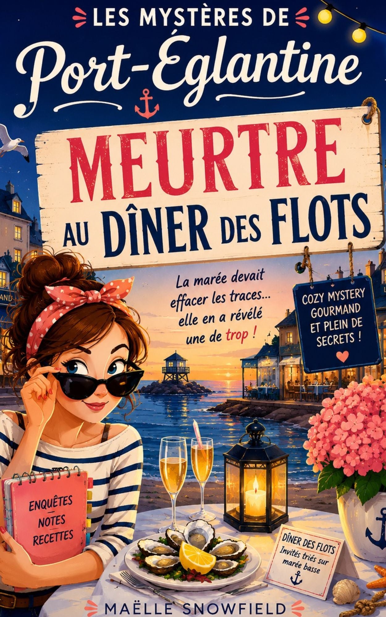 Les Mystères de Port-Eglantine - Meurtre au diner des flots - Maelle Snowfield
