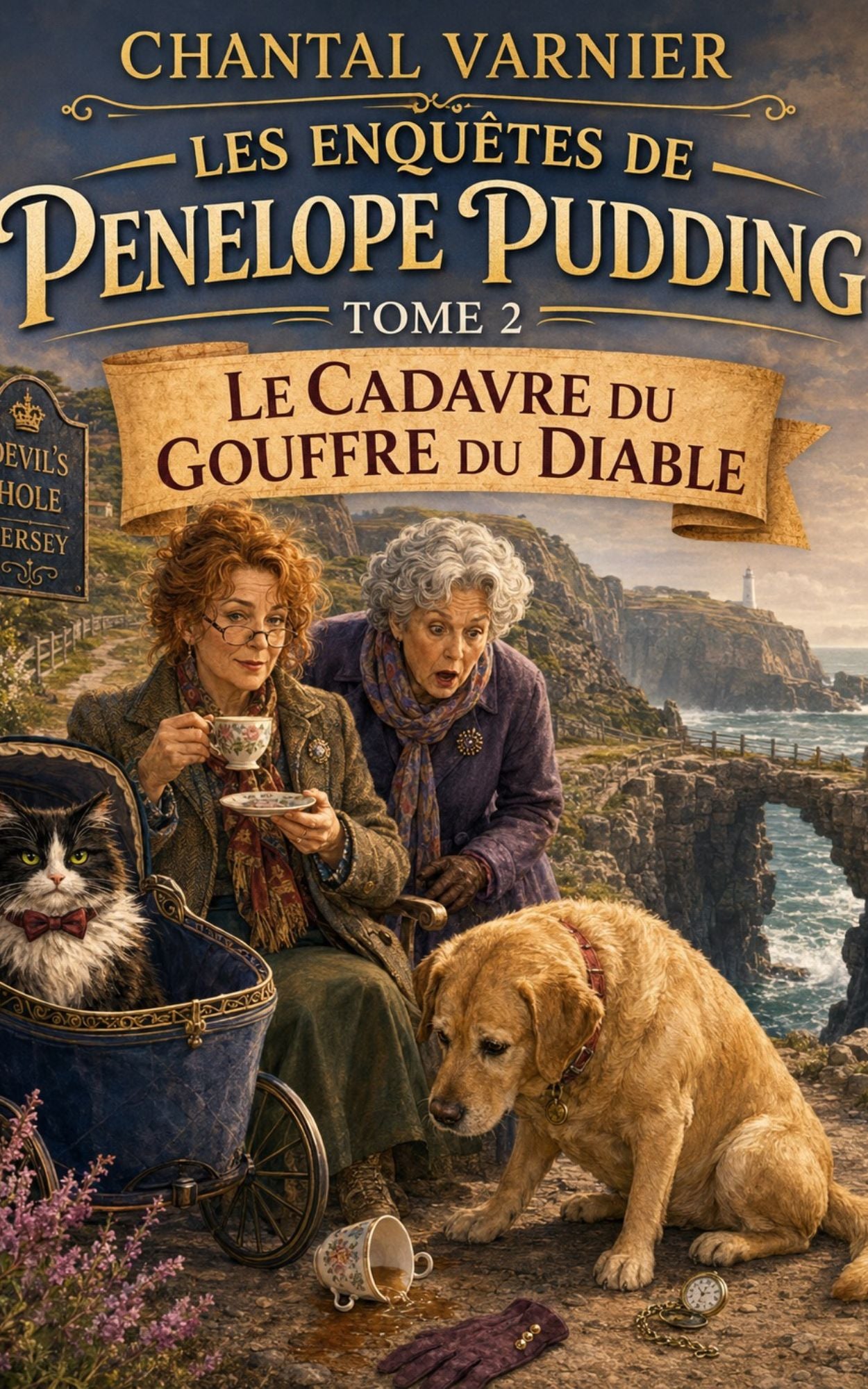 Les enquêtes de Pénélope Pudding - Tome 2 Le cadavre du Gouffre du Diable - Chantal Varnier