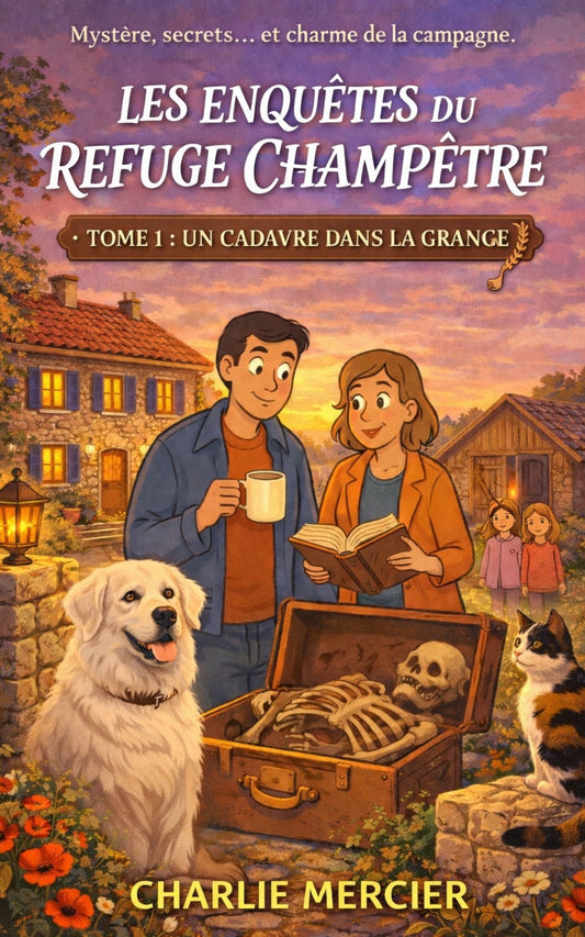 Les enquêtes du refuge champêtre - Tome  Un cadavre dans la grange - Charlie Mercier