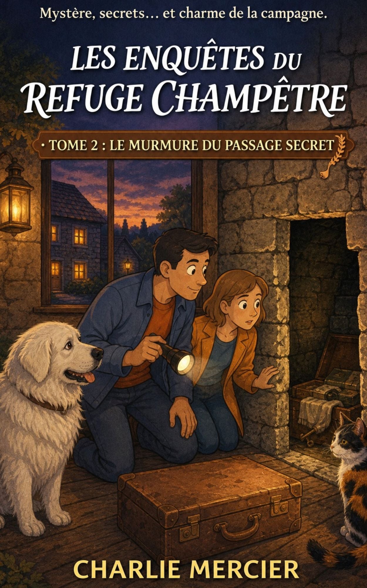 Les enquêtes du refuge champêtre - Tome 2 Le murmure du passage secret - Charlie Mercier