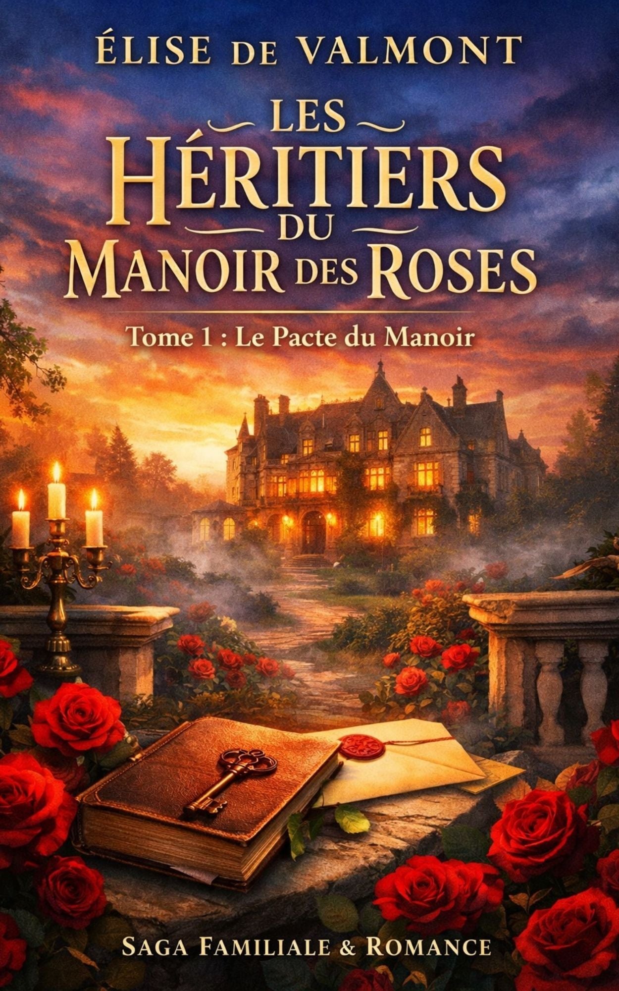 Les héritiers du Manoir des roses - Tome 1 Le pacte du Manoir - Elise de Valmont