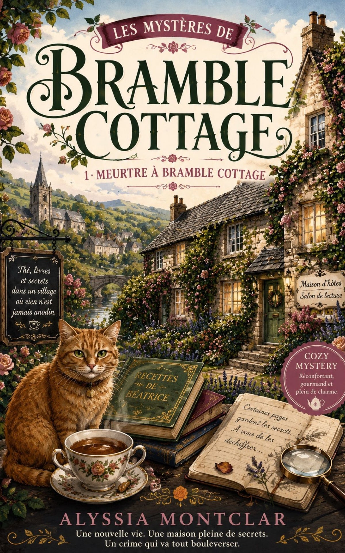 Les mystères de Bramble Cottage - Tome 1 Meurtre à Bramble Cottage - Alyssia Montclar