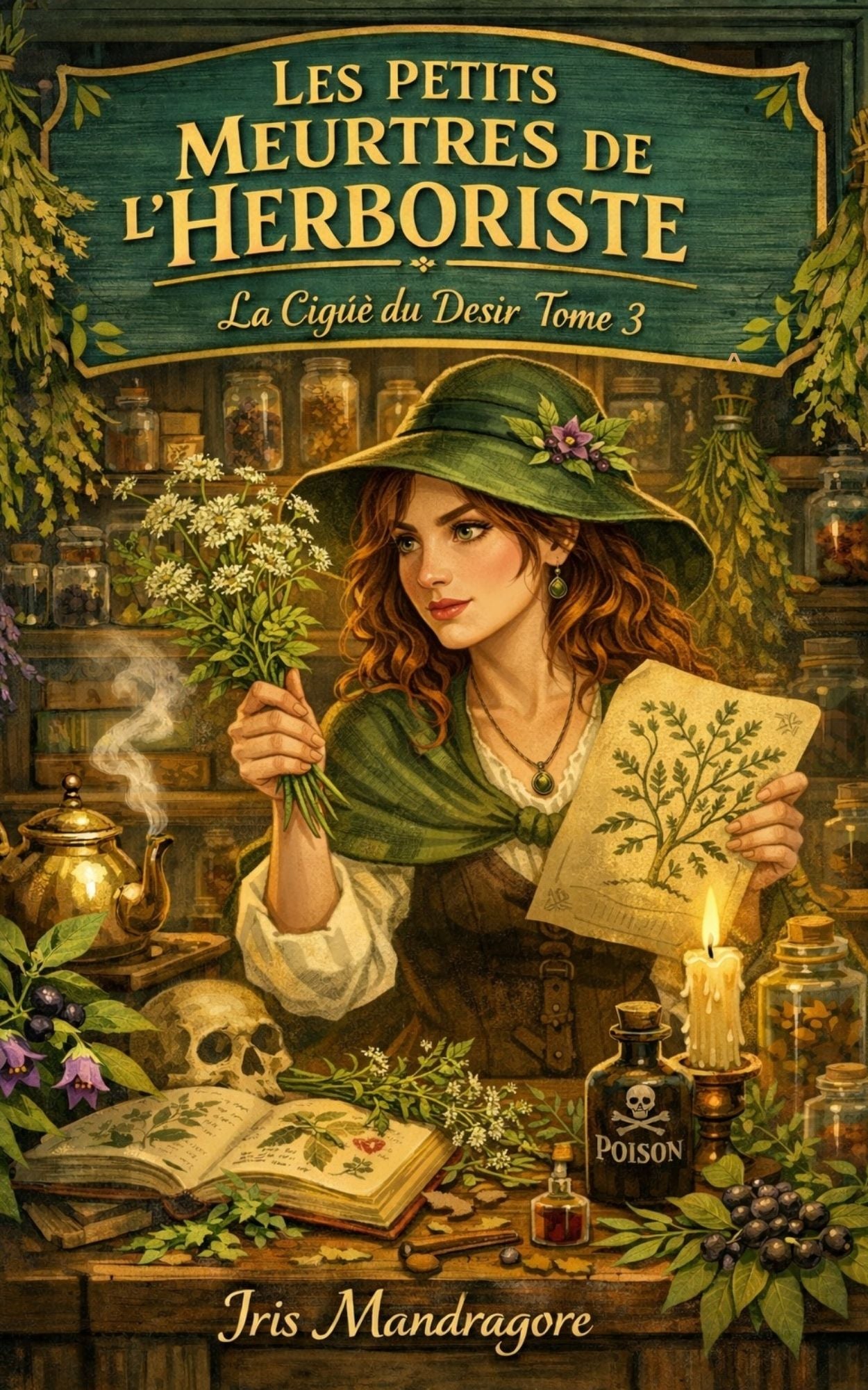 Les petits meurtres de l'herboriste - Tome  3 - La cigüe du désir - Iris Mandragore