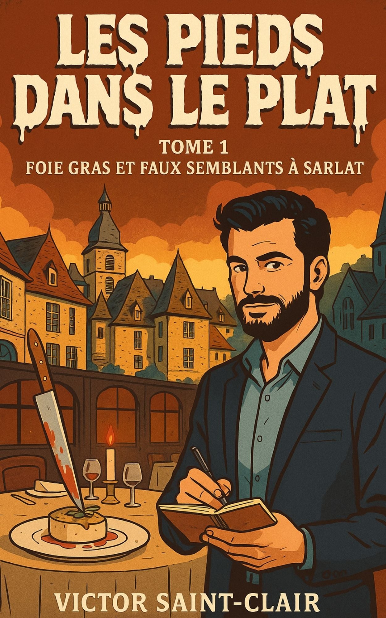 Les pieds dans le plat - Tome 1 Foie gras et faux semblants à Sarlat - Victor Saint-Clair