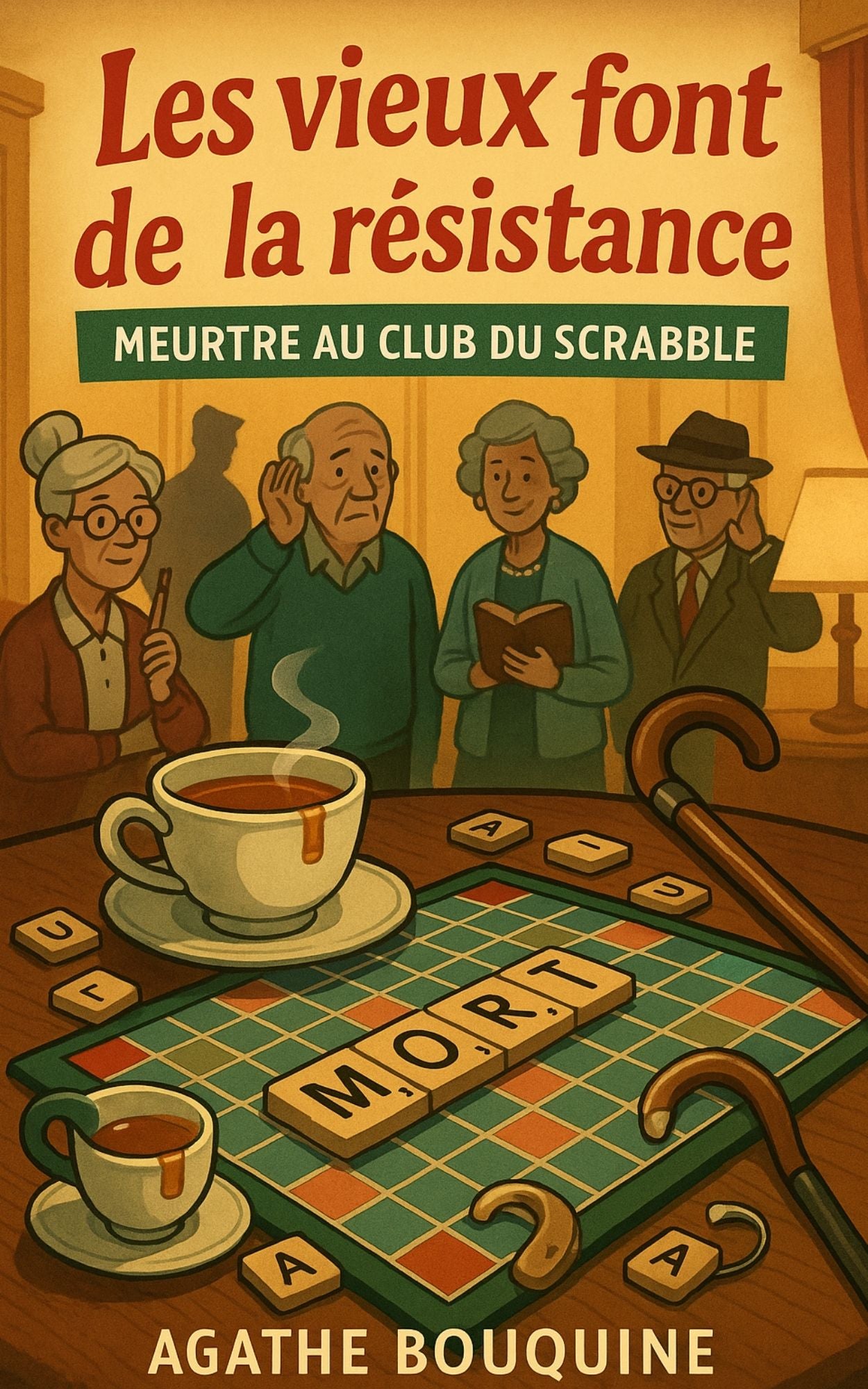Les vieux font de la résistance  - Meurtre au club de scrabble  - Agathe Bouquine