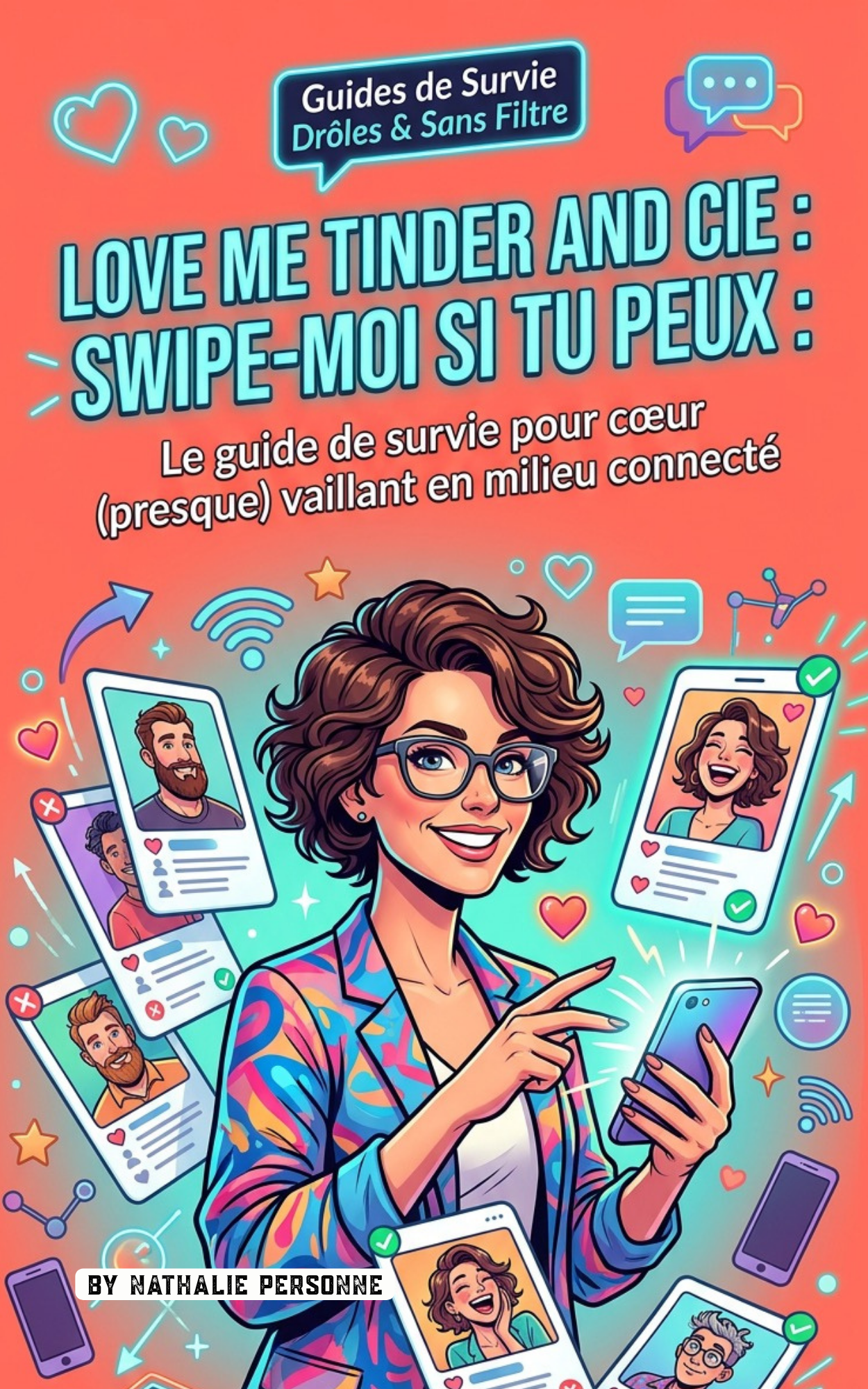 LOVE ME TINDER AND CIE : SWIPE-MOI SI TU PEUX: Le guide de survie pour cœur (presque) vaillant en milieu connecté - Nathalie Personne