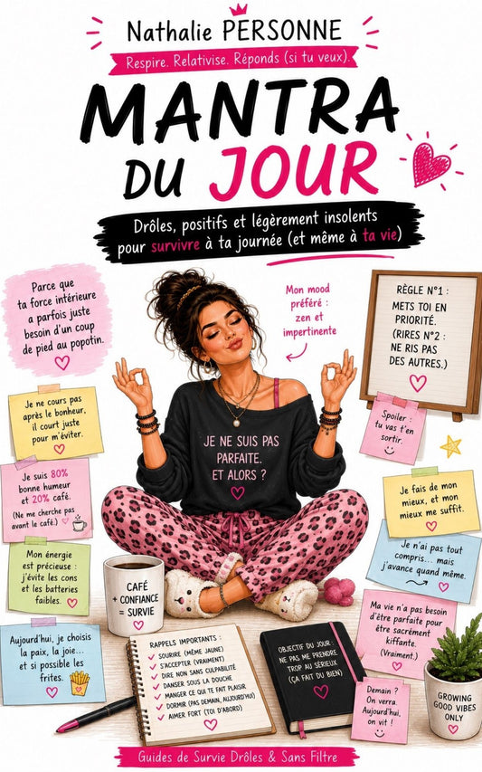 Mantra du jour: Drôles, positifs et légèrement insolents pour survivre à ta journée (et même à ta vie)