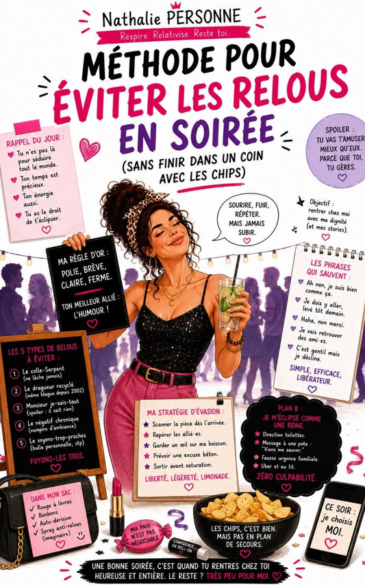 Méthode pour éviter les relous en soirée (sans finir dans un coin avec les chips)