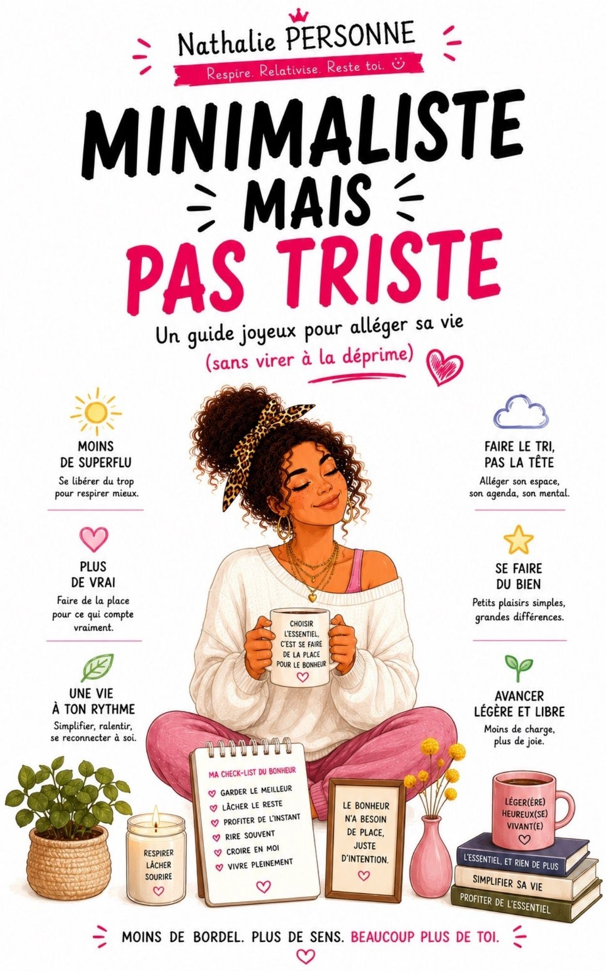 Minimaliste mais pas triste – Un guide joyeux pour alléger sa vie (sans virer à la déprime)
