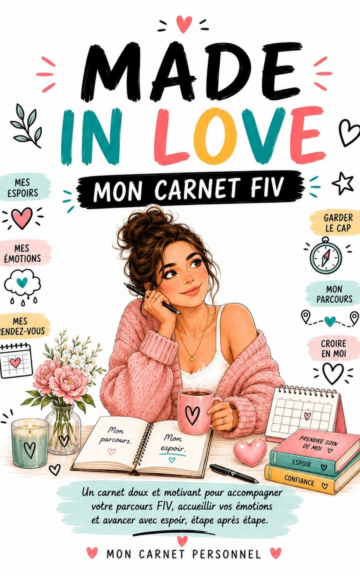 Made in love - Mon carnet FIV - Mon carnet Personnel