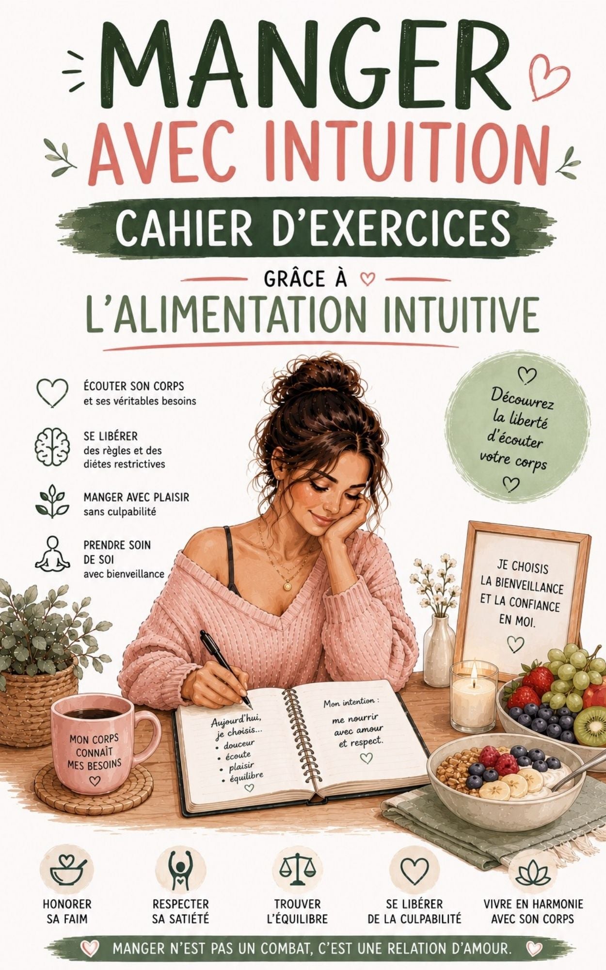 Manger avec intuition - Mon carnet Personnel