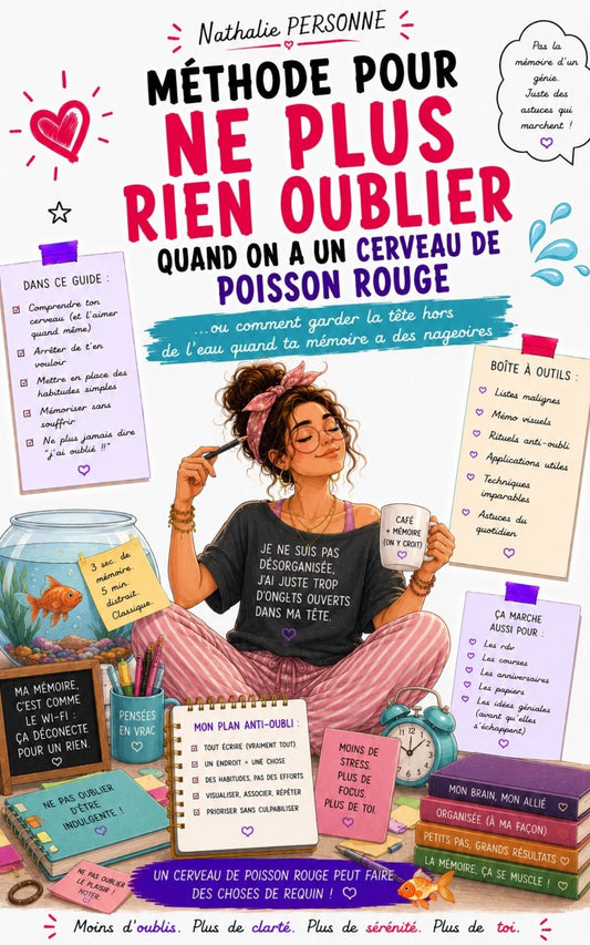 Méthode pour ne plus rien oublier quand on a un cerveau de poisson rouge - Nathalie Personne