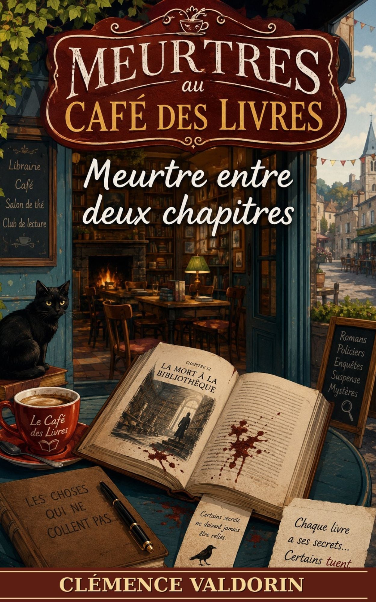 Meurtres au café des livres - Tome 1 Meurtre entre deux chapitres