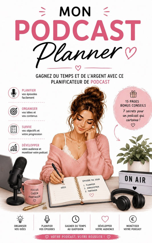Mon Podcast planner - Mon Carnet Personnel