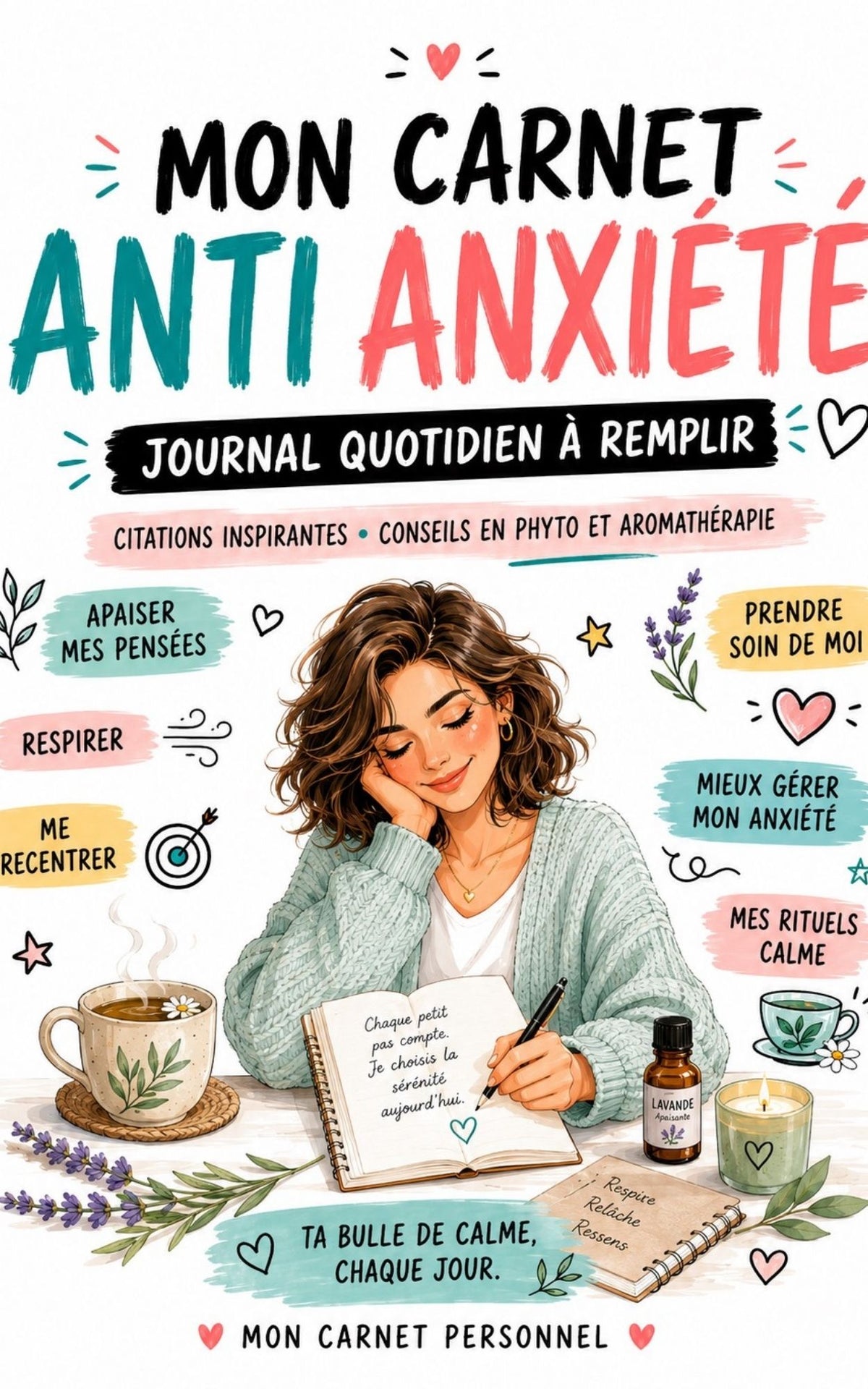 Mon carnet anti-anxiété - Mon carnet Personnel