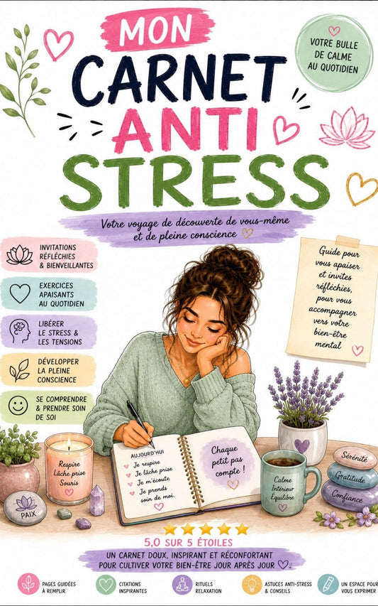 Mon carnet anti-stress - Mon carnet Personnel