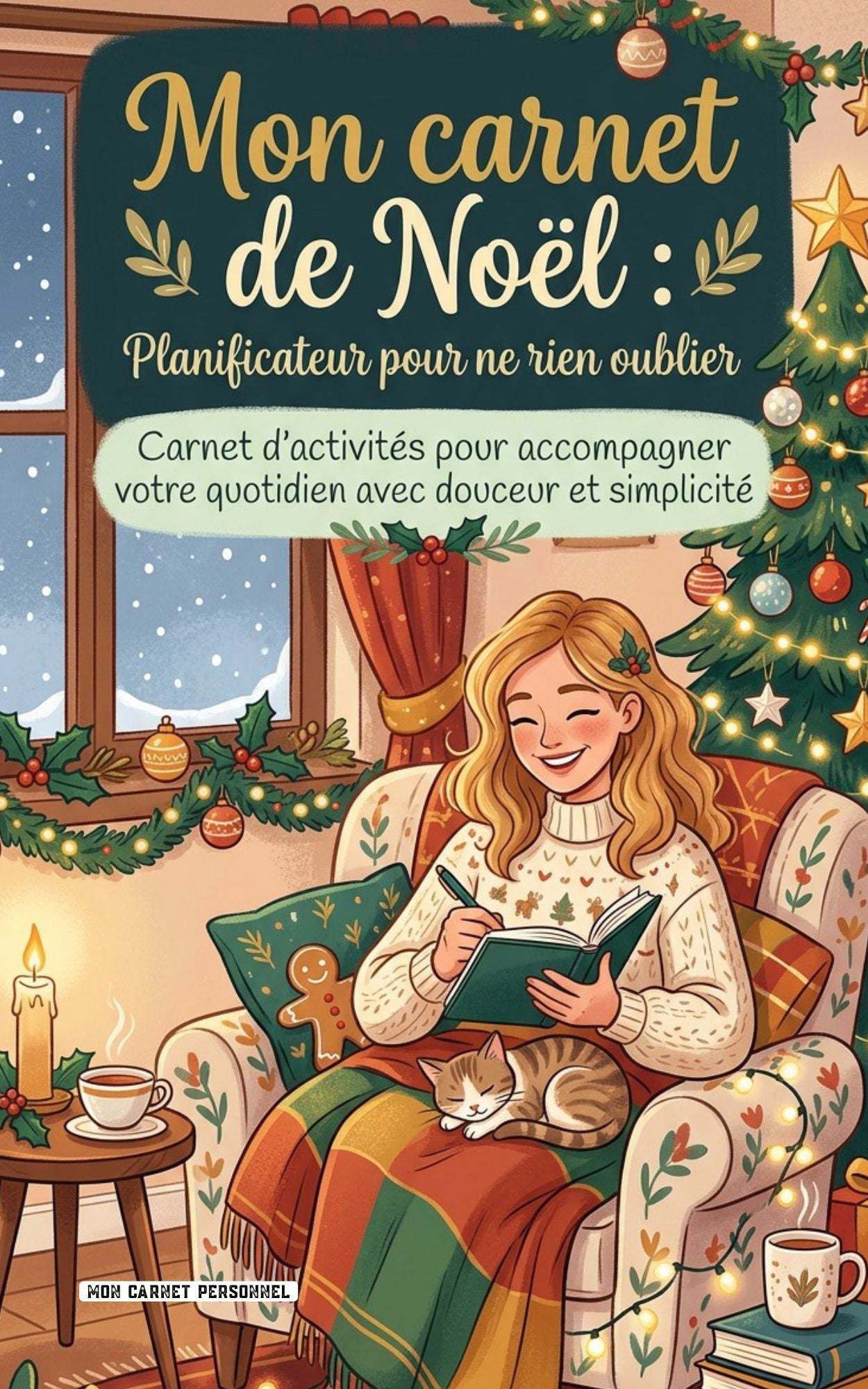 Mon carnet de Noel - Planificateur pour ne rien oublier - Mon Carnet Personnel