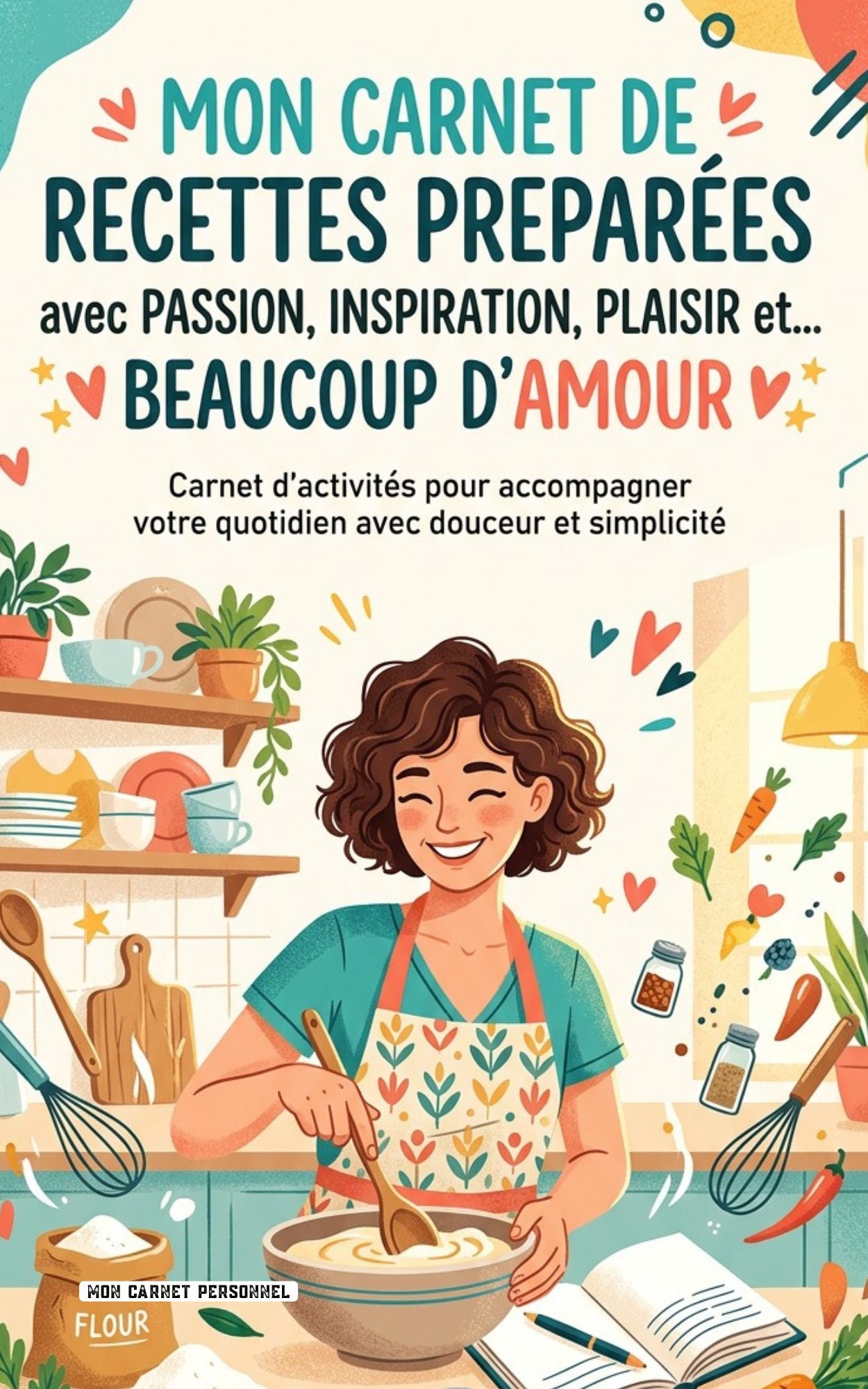 Mon carnet de recettes préparées avec passion, inspiration, plaisir et beaucoup d'amour - Mon Carnet Personnel
