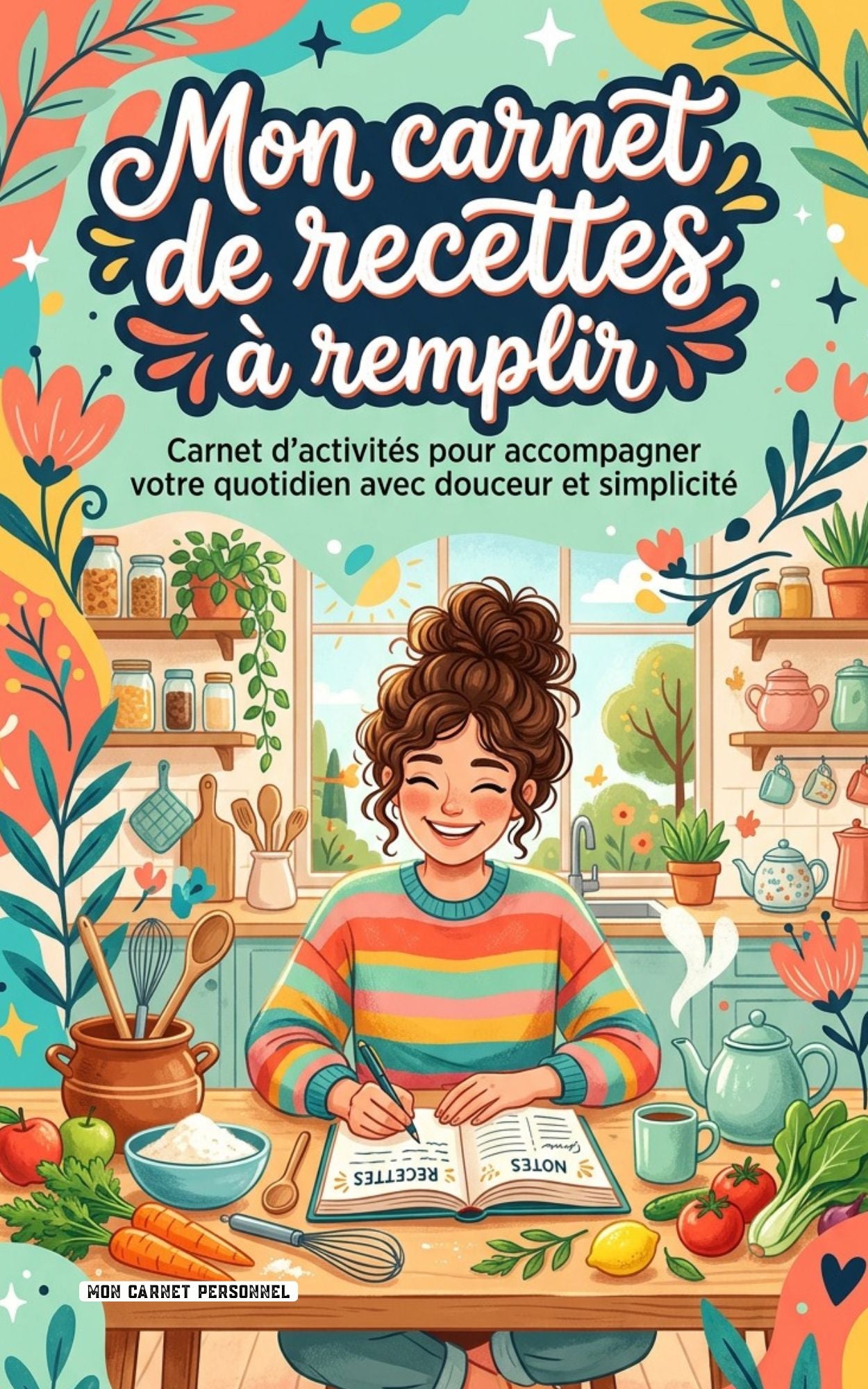 Mon carnet de recettes à remplir - Mon Carnet Personnel