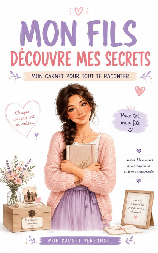 Mon fils découvre mes secrets - Mon carnet pour tout te raconter - Mon Carnet Personnel