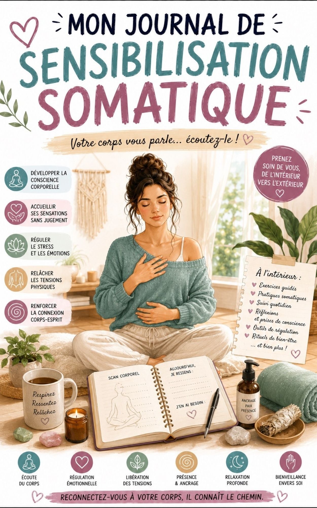 Mon journal de sensibilisation somatique - Mon Carnet Personnel