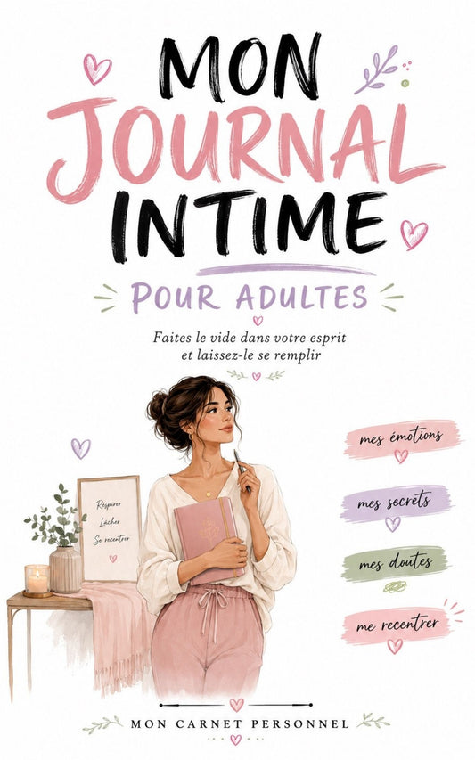 Mon journal intime pour adultes - Mon Carnet Personnel