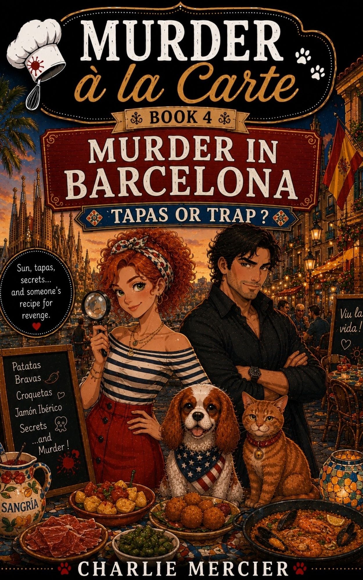 Murder à la carte - Book 4 - Murder in Barcelona - Charlie Mercier