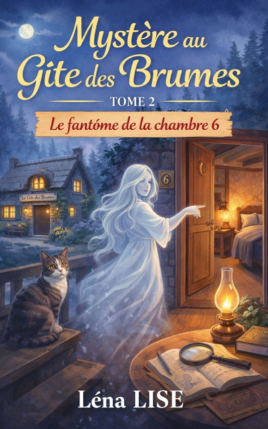 Mystère au gîte des brumes - Tome 2 - Le fantôme de la chambre 6 - Léna Lise