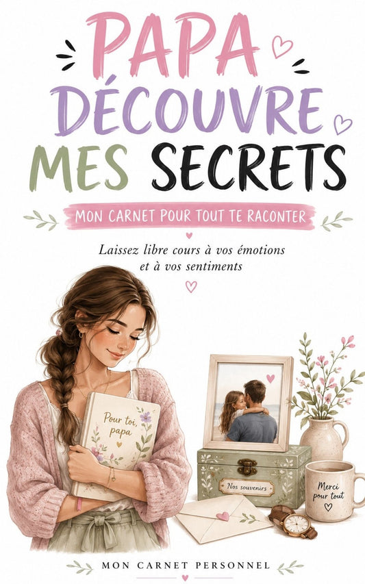 Papa découvre mes secrets - Mon carnet pour tout te raconter - Mon Carnet Personnel