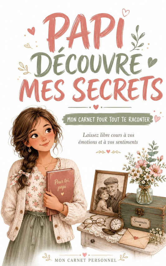 Papi découvre mes secrets - Mon carnet pour tout te raconter - Mon Carnet Personnel