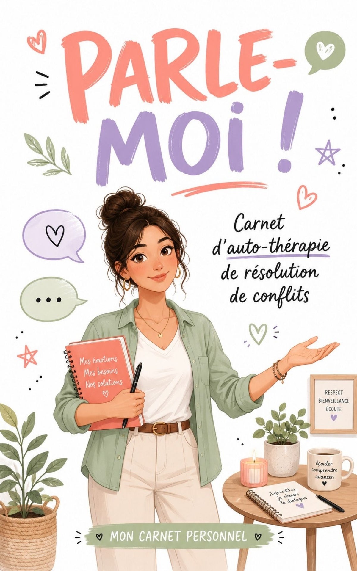 Parle-moi ! Carnet d'auto-thérapie de résolution de conflits - Mon Carnet Personnel