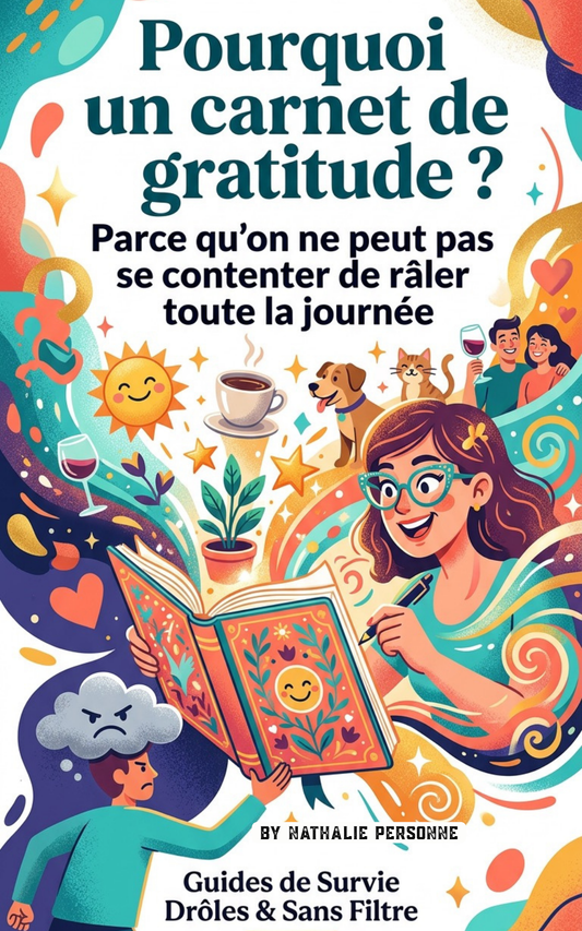 Pourquoi un carnet de gratitude ? Parce qu’on ne peut pas se contenter de râler toute la journée - Nathalie Personne