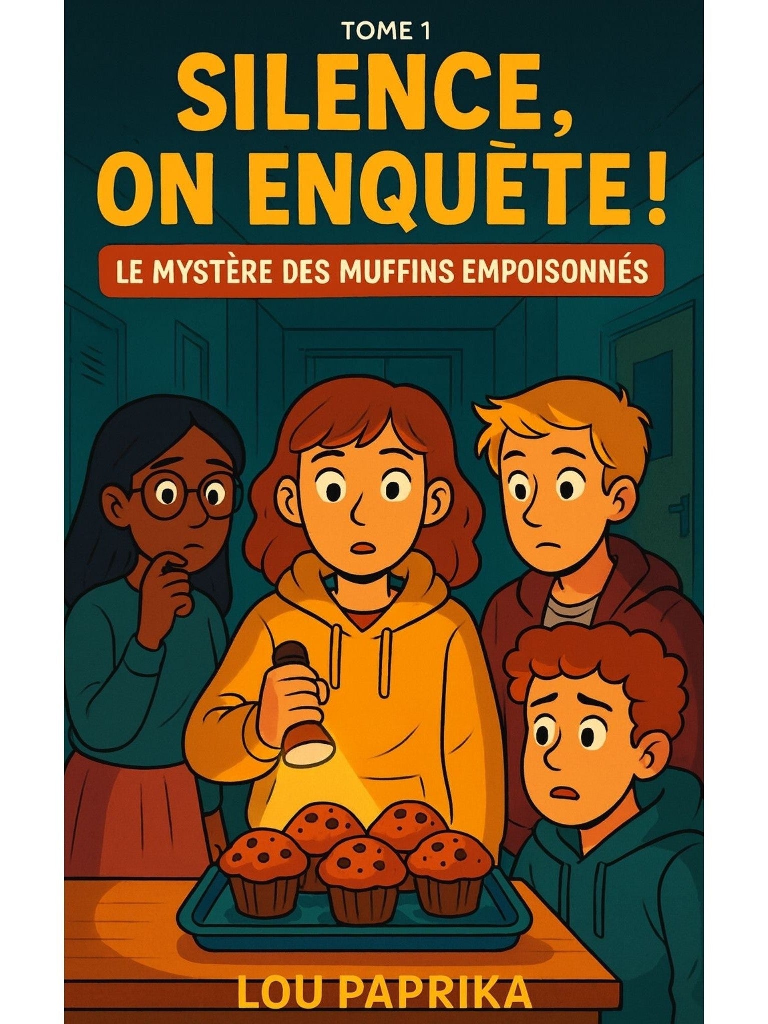 Silence, on enquete - Tome 1 Le mystere des muffins empoisonnes - Lou Paprika