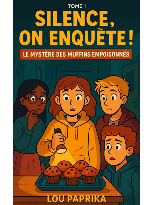 Silence, on enquete - Tome 1 Le mystere des muffins empoisonnes - Lou Paprika