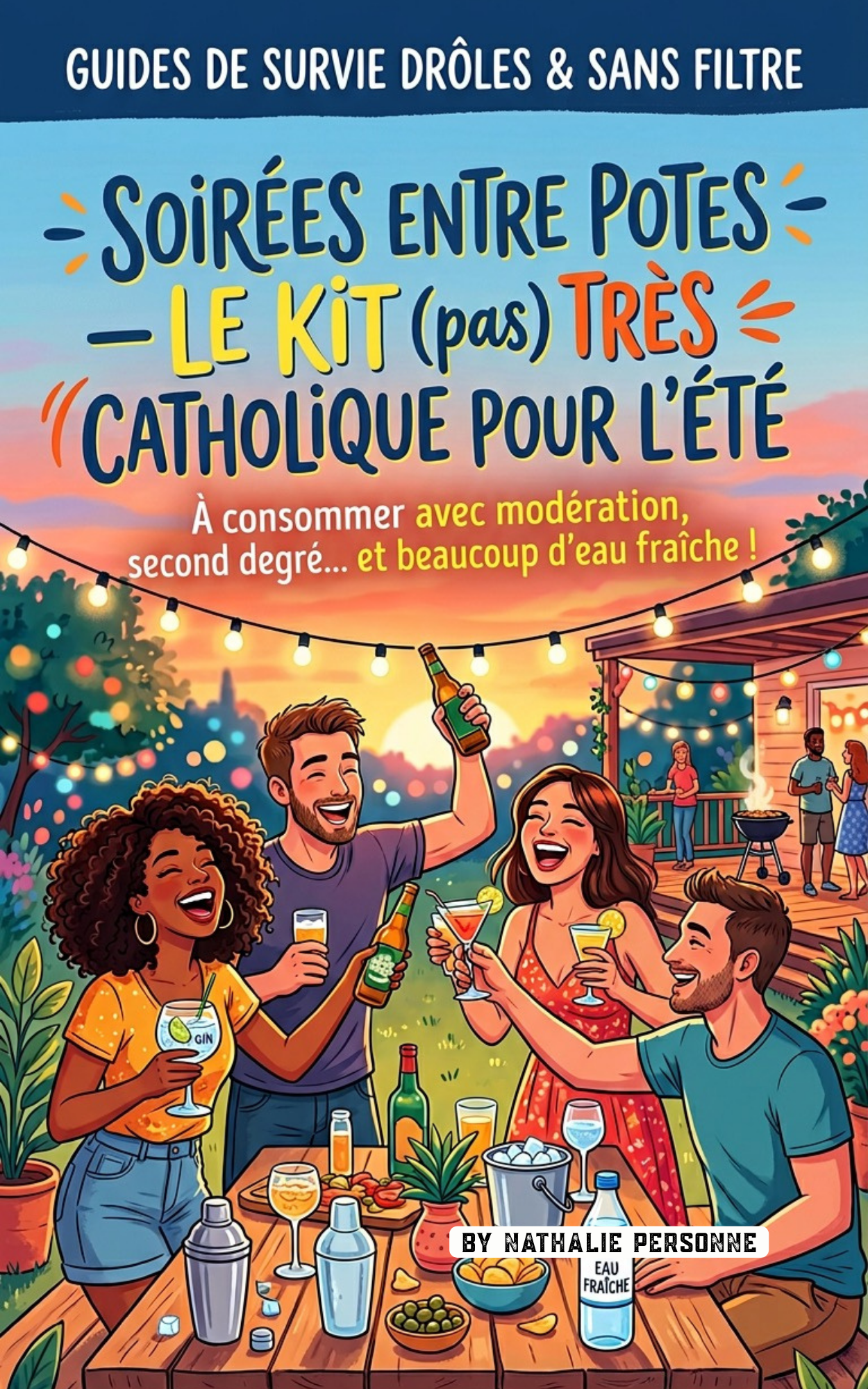 Soirées entre Potes – Le Kit (pas) Très Catholique pour l’Été : À consommer avec modération, second degré… et beaucoup d’eau fraîche - Nathalie Personne