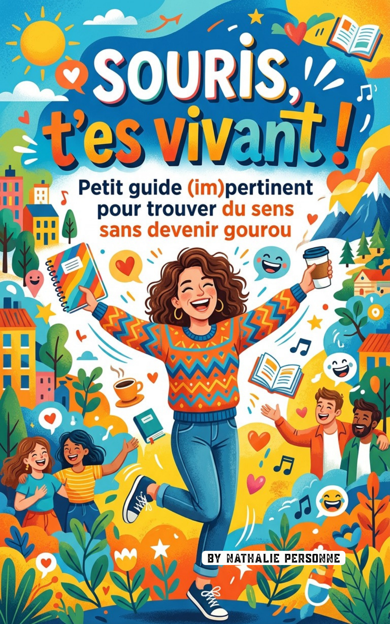Souris, t’es vivant ! – Petit guide (im)pertinent pour trouver du sens sans devenir gourou Psychologie positive, quête de soi et fous rires garantis - Nathalie Personne