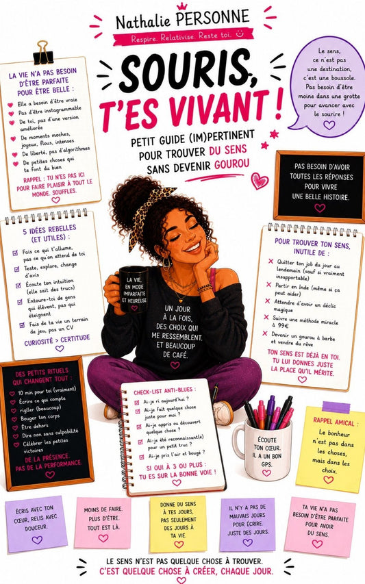 Souris, t'es vivant - Petit guide (im)pertinent pour trouver du sens sans devenir gourou - Nathalie Personne