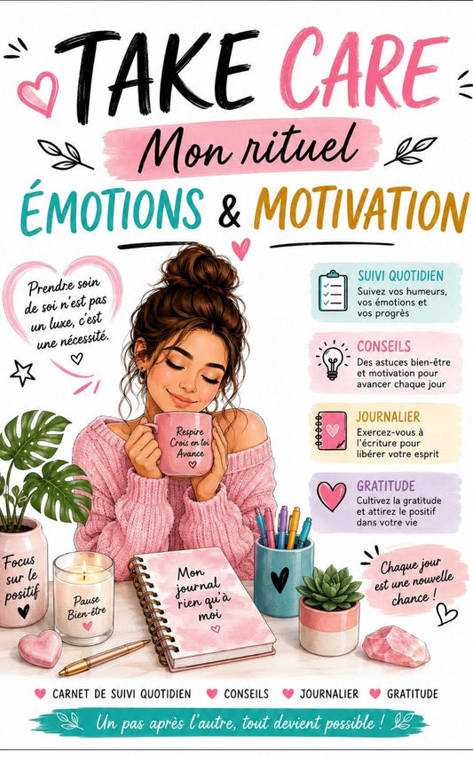 Take Care Mon rituel émotions et motivation - Mon Carnet Personnel