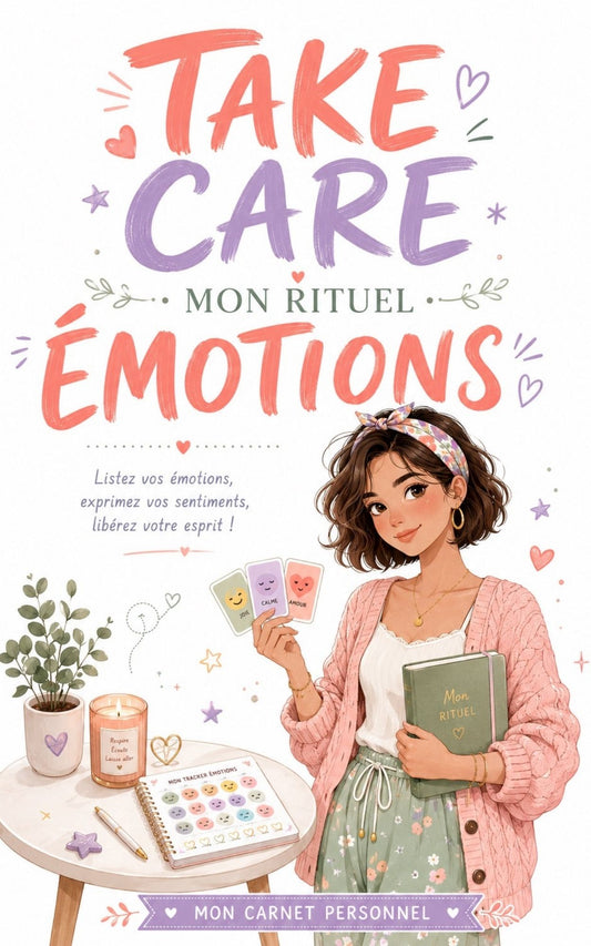 Take Care mon rituel émotions - Listez vos émotions, exprimez vos sentiments - Mon Carnet Personnel